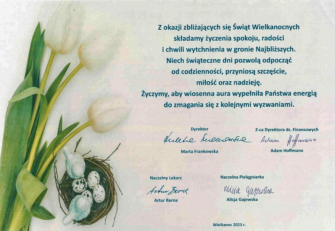 Życzenia wielkanocne