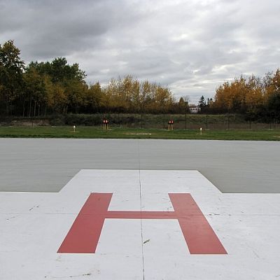 Budowa lądowiska dla helikopterów