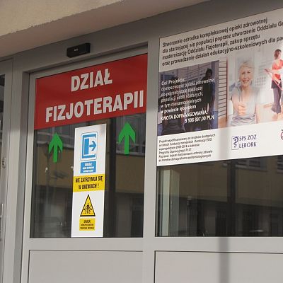 Dział Fizjoterapii został przeniesiony