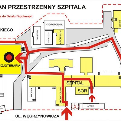 Dział Fizjoterapii został przeniesiony