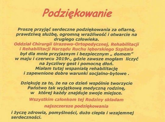 Oddział Chirurgii Urazowo-Ortopedycznej