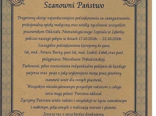 Oddział Neonatologiczny