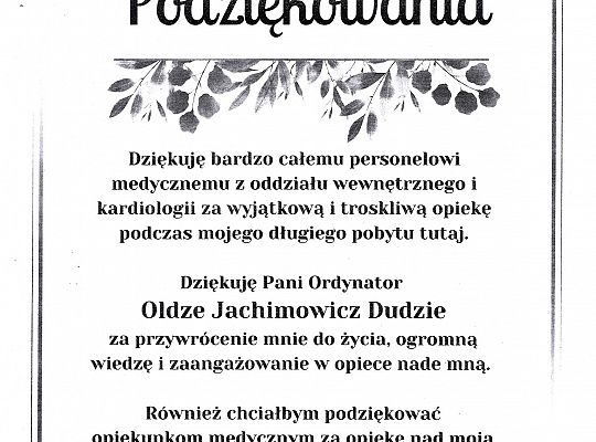 Oddział Chorób Wewnętrznych, Kardiologii i Geriatrii