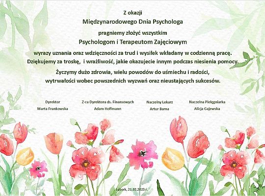 Międzynarodowy Dzień Psychologa