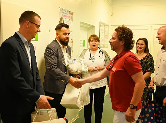 Wizyta Starosty Lęborskiego z okazji Dnia Dziecka