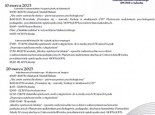 II Lęborskie Dni Walki z Depresją