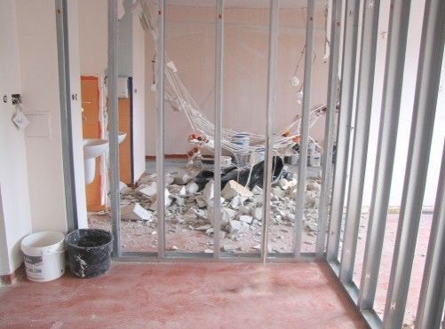 Postępy w pracach budowlano-remontowych