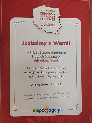 Wsparcie od Fundacji Siepomaga