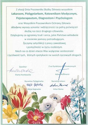 Światowy Dzień Zdrowia i Dzień Pracownika Służby Zdrowia