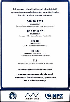 Obchody Światowego Dnia Zapobiegania Samobójstwom