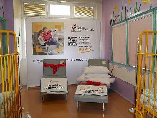 Wsparcie od Fundacji Ronalda McDonalda