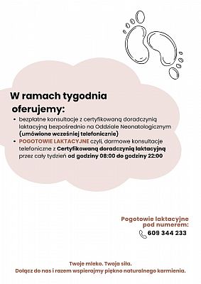 Zapraszamy na Światowy Tydzień Karmienia Piersią
