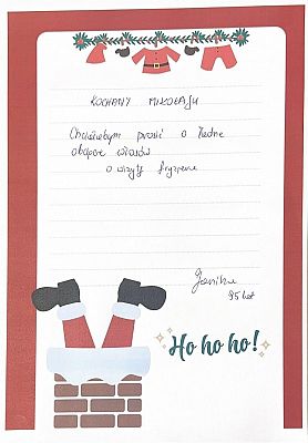 Przytul list do Mikołaja