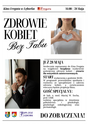 Zapraszamy na wydarzenie pn. "ZDROWIE KOBIET Bez Tabu"