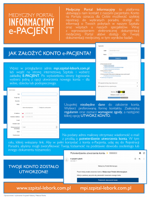 e-Pacjent ulotka informacyjna