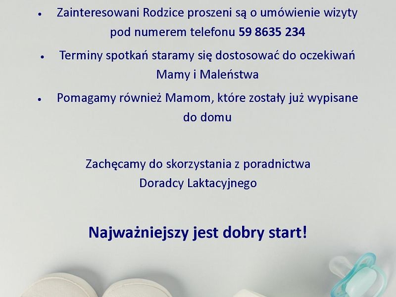 Zapraszamy do Poradni Laktacyjnej