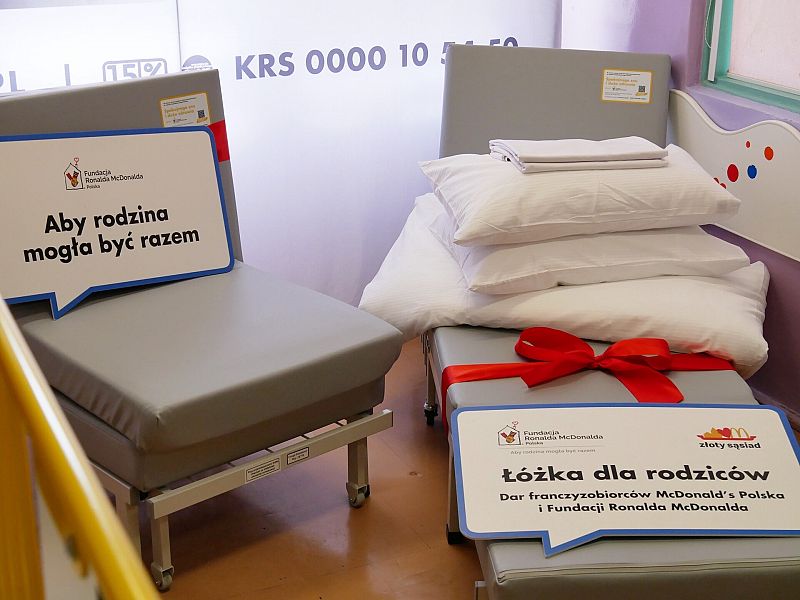 Wsparcie od Fundacji Ronalda McDonalda